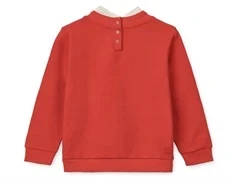 Liewood holiday bow dark red/apple red sweatshirt Rakel
